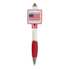 Puzzle Plunge-Action Ballpoint Pen - Red