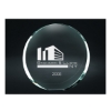 Arredon Il Large Crystal Disc - Clear