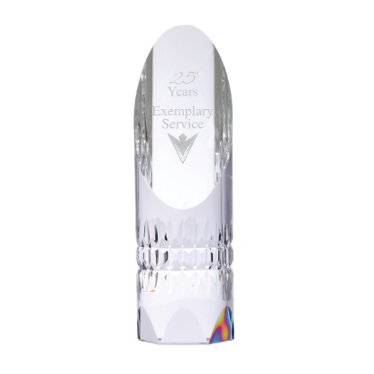 Alphard Slanted Crystal Trophy