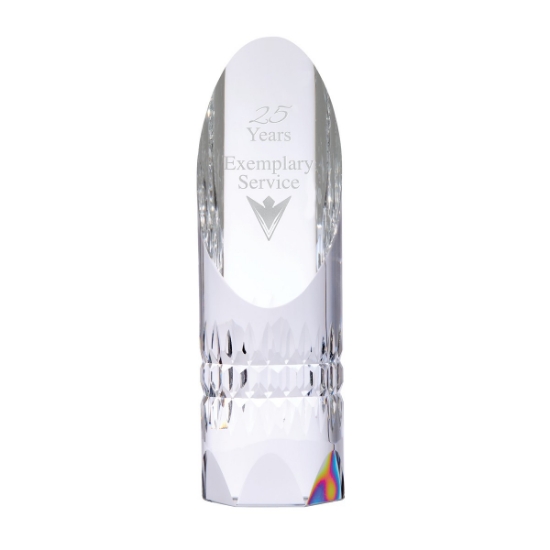 Alphard Slanted Crystal Trophy