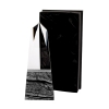 Deneb Crystal Obelisk with Marble Base