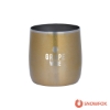 Snowfox 11 oz. Shimmer Finish Vacuum Insulated Whiskey Rocks Tumbler - Tan