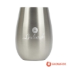 Snowfox 8 oz. Vacuum Insulated Sauvignon Blanc Wine Glass - Steel