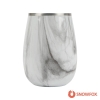 Snowfox 13.5 oz. Vacuum Insulated Marble Finish Pinot Noir Wine Glass