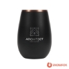 Snowfox 12 oz. Vacuum Insulated Grand Pinot Wine Glass - Black