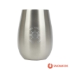 Snowfox 12 oz. Vacuum Insulated Grand Pinot Wine Glass - Steel
