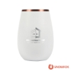 Snowfox 12 oz. Vacuum Insulated Grand Pinot Wine Glass - White