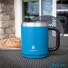 Manna 14 oz. Boulder Stainless Steel Camping Mug w/ Handle