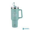 Manna Atlas 40 oz. Double Wall Stainless Steel Travel Tumbler - Aqua