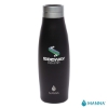 Manna 18 oz. Oasis Stainless Steel Water Bottle w/ Marble Lid - Black