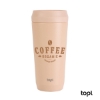 TOPL 16 oz. Double Wall, Recycled Stainless Steel 360 Tumbler - Khaki