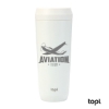 TOPL 20 oz. Double Wall, Recycled Stainless Steel 360 Tumbler - White