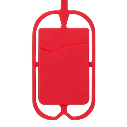 Mercado Silicone Phone Lanyard - Red
