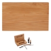 Bel Vino 2-Piece Bamboo Wine Set - Natural