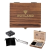 Savour 11-Piece Whiskey Stone Set - Brown