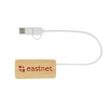 Douglas Bamboo Dual USB Hub - Natural
