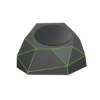 Xoopar Geo Dock Charger - Green
