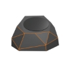 Xoopar Geo Dock Charger - Orange