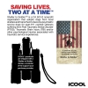 iCOOL Longmont Rechargeable 1000-Lumen Aluminum Tactical Flashlight