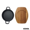 iCOOL Colter 7 Cast Iron Skillet