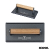 iCOOL Kodiak Rectangular Cast Iron Meat Press - Black