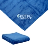 Montreal 60" x 72" Mink Touch Luxury Blanket - Blue