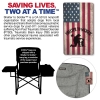 iCOOL Twin Peaks Deluxe Camping Chair With 18-Can Cooler