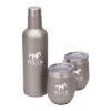 Bliss Wine Bottle & 2 Tumbler Gift Set - Multi-Colored