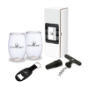 Vineyard 4-Piece Picnic Gift Set - Black