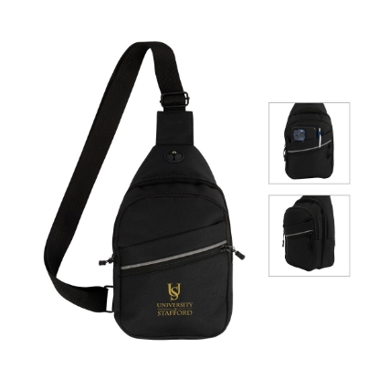 Cresthill Recycled (RPET) Crossbody Sling Bag