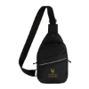 Cresthill Recycled (RPET) Crossbody Sling Bag - Black