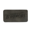 Leatherette Patch With Hook Backing - Grey