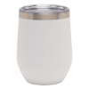 Aria 12 oz. Double Wall Vacuum Wine Cup - White