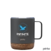 Perka Wyatt 12 oz. Double Wall, Stainless Steel Camping Mug - Grey