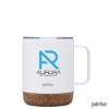 Perka Wyatt 12 oz. Double Wall, Stainless Steel Camping Mug - White