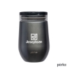 Perka Taylor 12 oz. Double Wall, Stainless Steel Wine Mug - Gunmetal