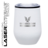 Toscana 12 oz. Double Wall Steel/ Recycled PP Liner Tumbler - White