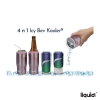 Liquid Fusion Icy Bev Kooler 4-In-1 Double Wall Stainless Steel Can Cooler / Tumbler