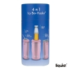Liquid Fusion Icy Bev Kooler 4-In-1 Double Wall Stainless Steel Can Cooler / Tumbler