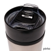 Perka Linden 14 oz. Double Wall Ceramic Tumbler w/ Stainless Steel Outer