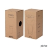 Perka Linden 14 oz. Double Wall Ceramic Tumbler w/ Stainless Steel Outer