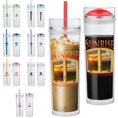 Jomocha 16 oz. Double Lid Hot / Cold Tumbler