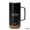 Perka Kerstin 16 oz. 304 Double Wall Stainless Steel Mug - Black
