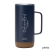 Perka Kerstin 16 oz. 304 Double Wall Stainless Steel Mug - Navy
