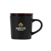 Copenhagen 16 oz. Ceramic Mug w/ Wood Lid - Black