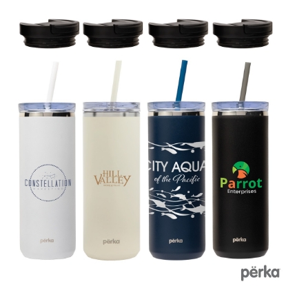 Perka Trent 18 oz. Double Wall, Stainless Steel Hot/Cold Tumbler