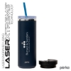 Perka Trent 18 oz. Double Wall, Stainless Steel Hot/Cold Tumbler - Navy