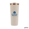 Perka Barbarossa 24 oz. Recycled Steel and Coffee Grounds Tumbler - Natural