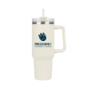 Riley 40 oz. Double Wall Stainless Steel Travel Mug - Cream