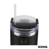 iCOOL Borrego 40 oz. Double Wall, Stainless Steel Travel Mug with Speaker